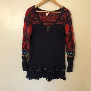 Free People Nordic Fair sweater size S